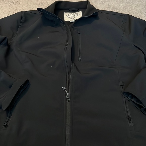 St. John’s Bay water resistant women’s black jacket size Large - Picture 1 of 6